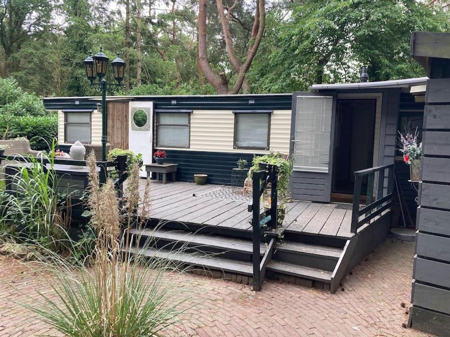 Sfeervol Chalet In Het Bos Nunspeet Kültér fotó